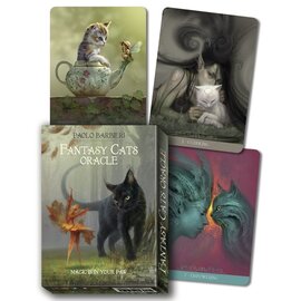 Llewellyn Publications Barbieri Fantasy Cats Oracle