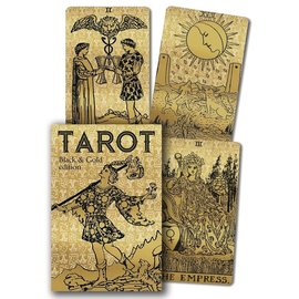Llewellyn Worldwide Tarot Black & Gold Edition by Arthur Edward Waite, Pamela Colman Smith