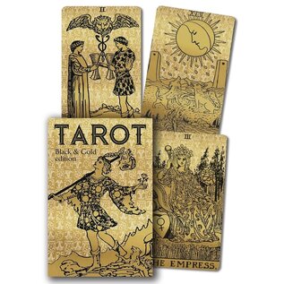 Llewellyn Worldwide Tarot Black & Gold Edition - by Arthur Edward Waite and Pamela Colman Smith