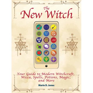 Visible Ink Press The New Witch: Your Guide to Modern Witchcraft, Wicca, Spells, Potions, Magic, and More - by Marie D. Jones