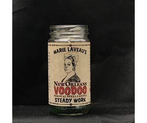 Steady Work - Marie Laveau's New Orleans Voodoo Spell Candle - Hex