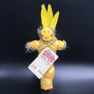 New Orleans Swamp Witch Voodoo Doll in Yellow