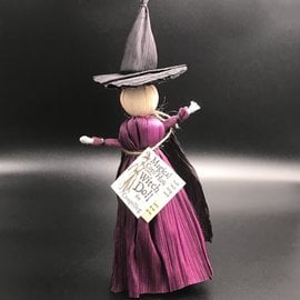 Magical Corn Husk Witch Doll for Compelling