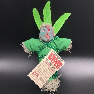 New Orleans Swamp Witch Voodoo Doll in Green