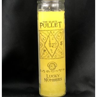 Lucky Numbers 7-Day Black Pullet Candle