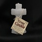 Cross Candle White