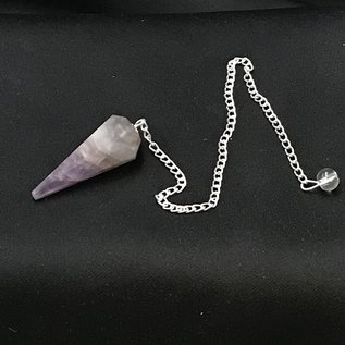Amethyst 12 Faceted Pendulum