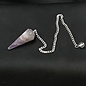 Amethyst 12 Faceted Pendulum