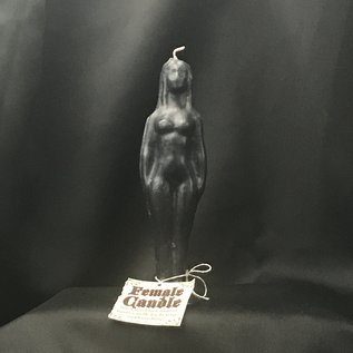 Black Female Image Candle