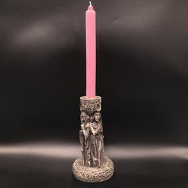 Goddess Candleholder - Stone Finish