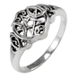 Heart Pentacle Ring - Size 9