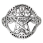 Cut Tree Pentacle Ring - Size 5