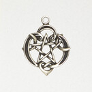 Pentacle Pendant in Lead-Free Pewter