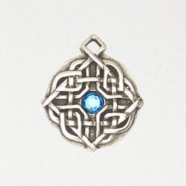 Raiee (The Seasons) Knot Pendant in Lead-Free Pewter