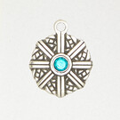Cuartich (The Compass) Knot Pendant in Lead-Free Pewter