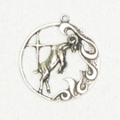 Aries Zodiac Talisman Pendant in Lead-Free Pewter