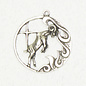 Aries Zodiac Talisman Pendant in Lead-Free Pewter