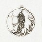 Virgo Zodiac Talisman Pendant in Lead-Free Pewter