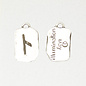 Ken (Illumination) Runestone Pendant in Lead-Free Pewter