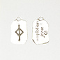 Jera (Completion) Runestone Pendant in Lead-Free Pewter