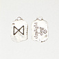 Dag (Daylight) Runestone Pendant in Lead-Free Pewter