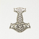 Thor's Hammer Norse Pendant in Lead-Free Pewter