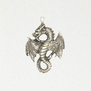 Celtic Dragon Pendant in Lead-Free Pewter