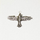 Celtic Raven Pendant in Lead-Free Pewter