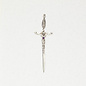 Excalibur with Accent Stone Pendant in Lead-Free Pewter