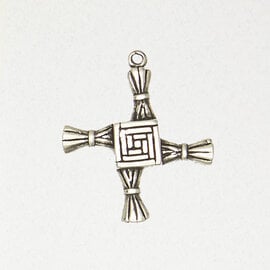Brigid's Cross Pendant in Lead-Free Pewter