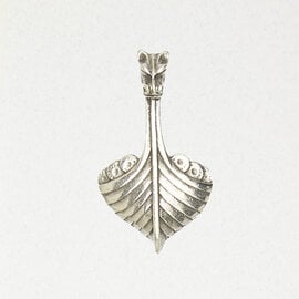 Viking Ship Norse Pendant in Lead-Free Pewter