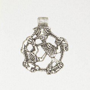 Loki Norse Pendant in Lead-Free Pewter