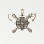 Viking Shield Norse Pendant in Lead-Free Pewter