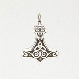 Thor's Hammer Norse Pendant in Lead-Free Pewter