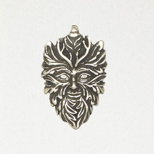 The Green Man Pendant in Lead-Free Pewter