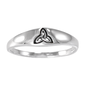 Sterling Silver Celtic Knot Triquetra Ring Size 7