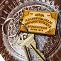 Laser-Engraved Ouija Board Keychain