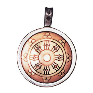 Dharma Wheel Talisman for Perfection & Peace