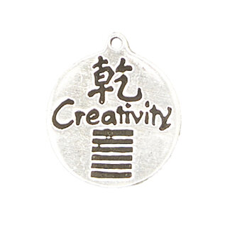 Creativity - I-Ching Hexagram Pendant in Lead-Free Pewter