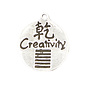 Creativity - I-Ching Hexagram Pendant in Lead-Free Pewter