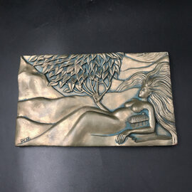 Earth Plaque by Ann Zeleny