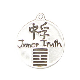 Inner Truth - I-Ching Hexagram Pendant in Lead-Free Pewter