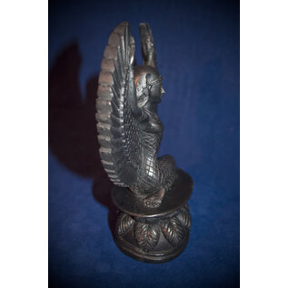 Black Isis Winged Statue
