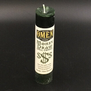 Money Draw Pillar Candle
