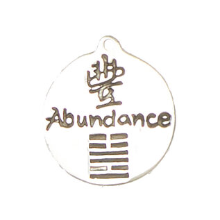 Abundance - I-Ching Hexagram Pendant in Lead-Free Pewter