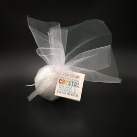 Pure Magic Protection Crystal Ball Bath Bomb with an Onyx Crystal Inside!
