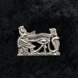 Royal Eye of Horus Pendant in Sterling Silver