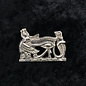 Royal Eye of Horus Pendant in Sterling Silver