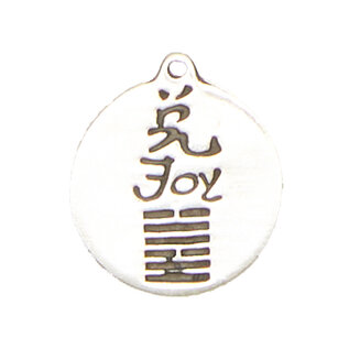 Joy - I-Ching Hexagram Pendant in Lead-Free Pewter