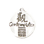 Contemplation - I-Ching Hexagram Pendant in Lead-Free Pewter